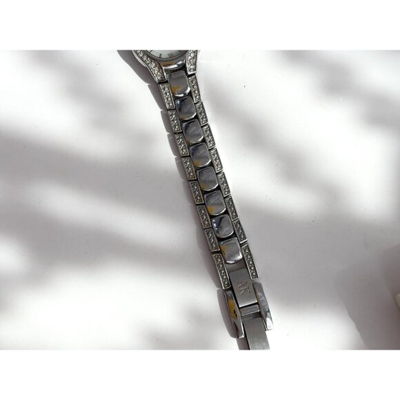 Dual Toned Anne Klein 1121E Round Ladies Vintage Wristwatch - 24mm - WORKS! - Picture 3 of 11